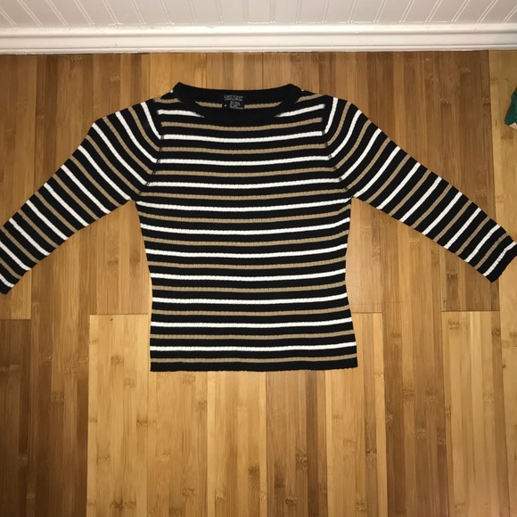 Urban Outfitters Tops - striped cropped long sleeve shirt